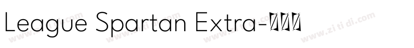 League Spartan Extra字体转换